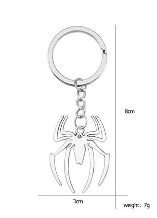 Брелок для ключей spider паук. брелок на ключи. брелок для ключів павук3 фото