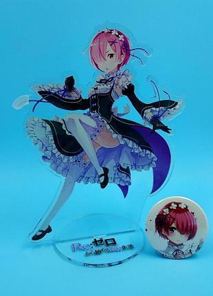 Акрилова фігурка рам (re:zero)