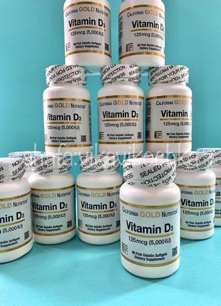 California gold nutrition вітамін d3 капсули з риб'ячого желатину vitamin d31 фото