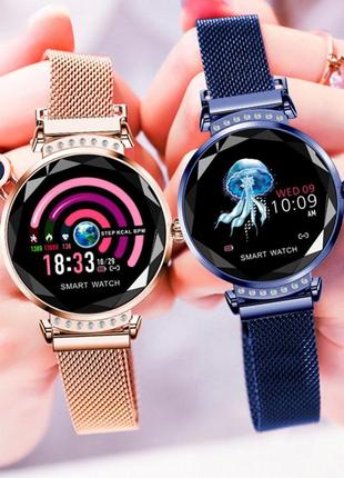 Cмарт-часы milanese strap smart watch н-2с золотистый5 фото