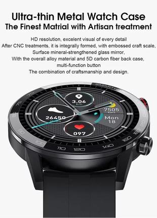 Мужские смарт-часы smart watch bf32s / фитнес браслет трекер / розумний годинник2 фото