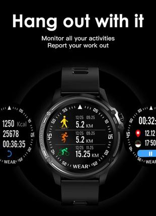 Cмарт-часы full touch screen sports smart watch nl87 черный5 фото