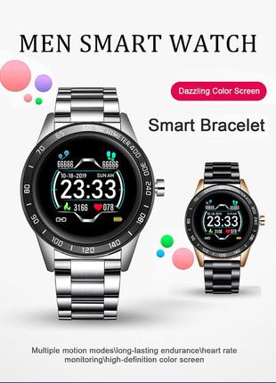 Cмарт-часы smart watch lige hs-b26 черный10 фото