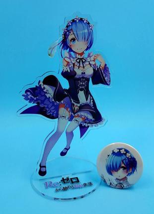 Акрилова фігурка рем (re:zero)