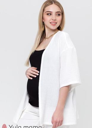 Туника - кардиган с поясом для беременных и кормящих julia tn-21.042 юла мама