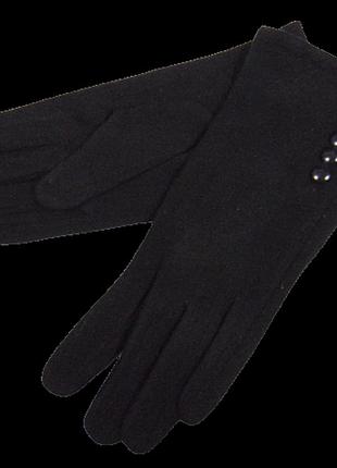 Рукавички сенсорні на флісі anjela в394 8 чорні