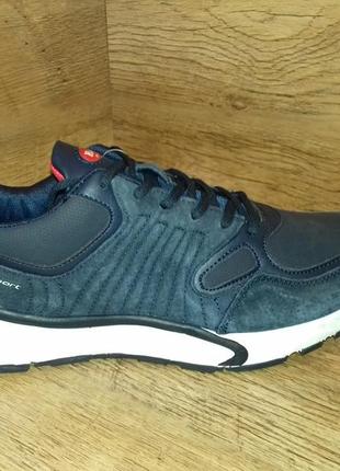 Барвисті кросівки чоловічі baas м 723 нат. замш р. 41-46