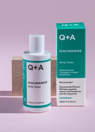 Увлажняющий тонер для лица с ниацинамидом
 q+a niacinamide daily toner 100 мл2 фото