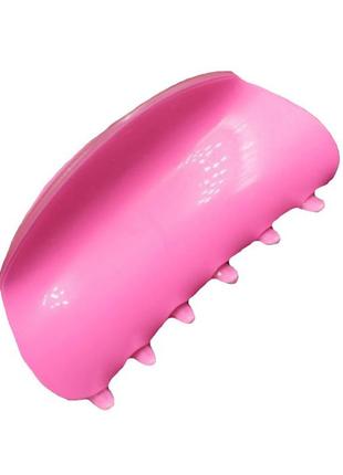 Краб для волосся французький пластик рожевий iwona ross 8 см