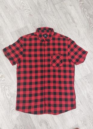 Рубашка в клітинку.