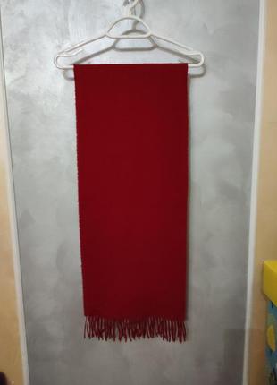 Люксовый шерстяной шарф от дорогого бренда johnstons