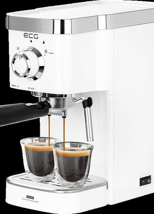 Кавоварка-еспресо ecg esp 20301 white