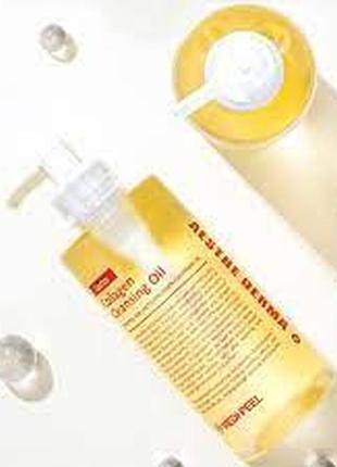 Гидрофильное масло с пробиотиками и коллагеном medi-peel red lacto collagen cleansing oil 200мл4 фото