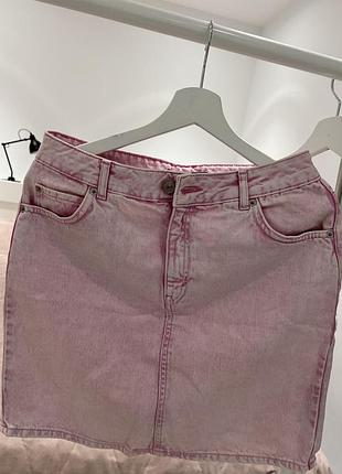 Джинсова юбка topshop