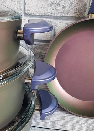 Набор посуды (турция) oms 3016-violet 7 пр7 фото