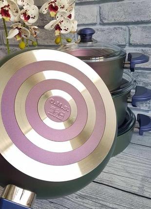 Набор посуды (турция) oms 3016-violet 7 пр6 фото