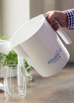 Основной сосуд для ионизатора воды aquator classic silver / mini silver (сосуд для щелочной воды)