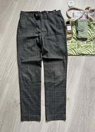 Крутые штаны брюки в клетку h&m