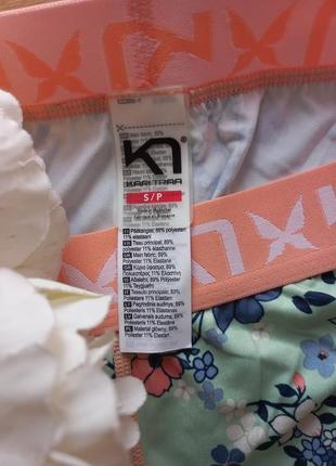 Kari traa термобелье лосины цветочный принт s-размер. норвегия новые