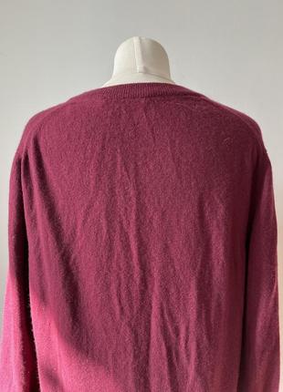 Peter hahn бордовий пуловер кашемір преміум кашемір5 фото