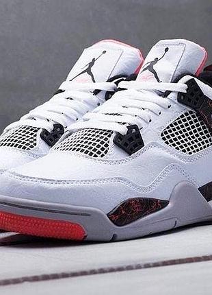 Nike air jordan 4 retro low white/grey 4