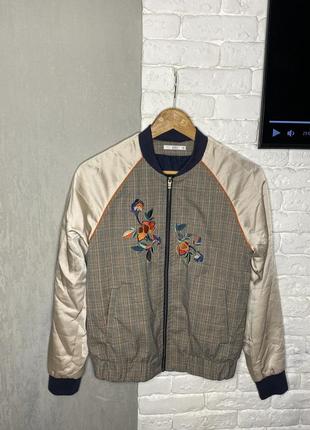 Куртка бомбер з вишивкою edc, xs5 фото