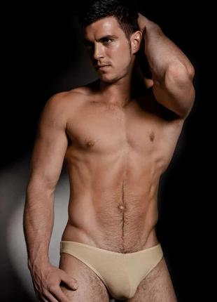 Мужские трусы слип бежевые телесные doreanse 1281