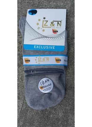 Чоловічі шкарпетки z&n модал середньої висоти3 фото