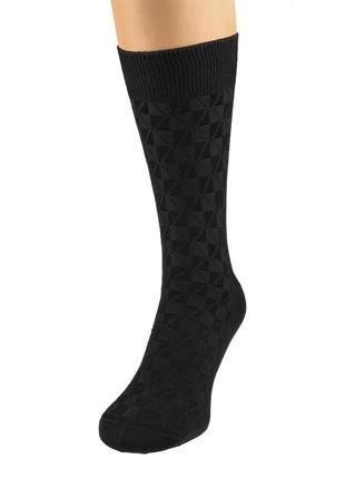 Чоловічі шкарпетки з віскози чорні dilek1 фото