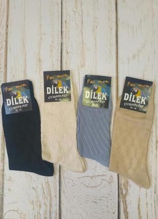 Чоловічі шкарпетки з віскози чорні dilek7 фото