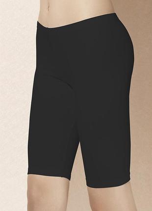 Трусы женские черные удлиненные шортики (панталоны) doreanse 9901