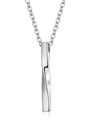 Мужская женская золотая подвеска «вертикальная», кубинский ювелирный подарок