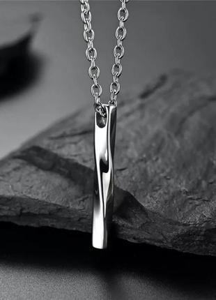 Мужская женская золотая подвеска «вертикальная», кубинский ювелирный подарок