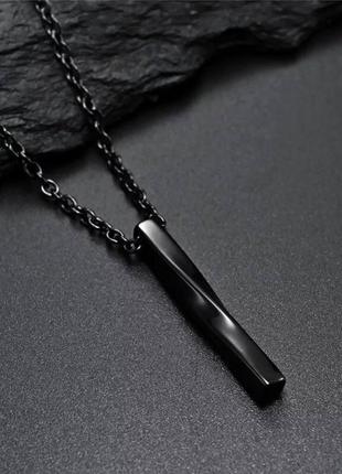 Мужская женская золотая подвеска «вертикальная», кубинский ювелирный подарок