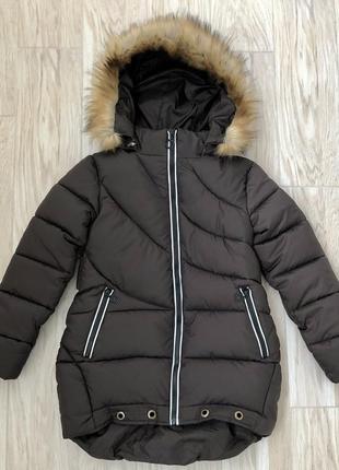 Дуже теплий зимовий плащик-курточка