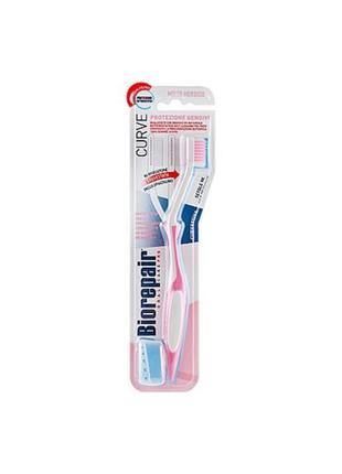 Зубная щетка «совершенная чистка» ultra soft, для защиты десен biorepair