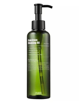 Нежное гидрофильное масло purito from green cleansing oil - 200 мл