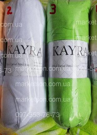 Простынь наматрасник 160х200 махровая на резинке. турция