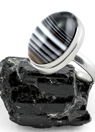 Оникс, 20*15 мм., серебро 925, кольцо, 160ко