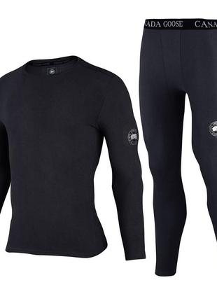 Термобілизна чоловіча canada goose (комплект) scom-16-466 8849 black m