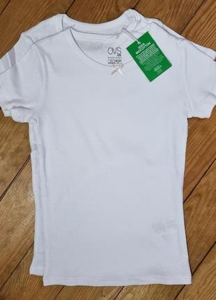 Комплект футболок для девочки, рост 98-104 (3-4 года), цвет белый1 фото