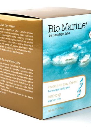 Уход за лицом - крема для нормальной и сухой кожи bio marine 4-в-12 фото