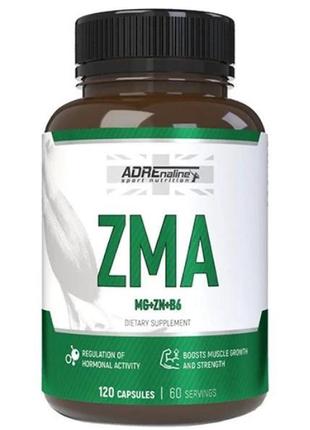 Adrenaline zma  (mg+zn+b6) 120 капсул