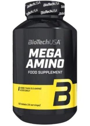 Амінокислоти bio tech mega amino 100 таблеток