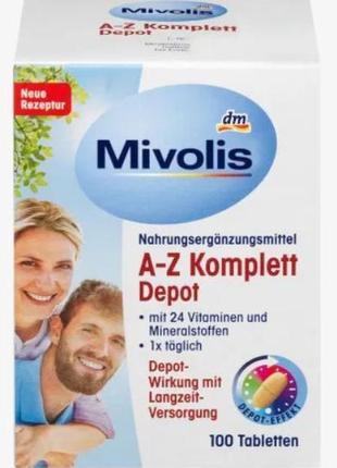 Вітаміни mivolis a-z komlett 100 таблеток new!!!1 фото