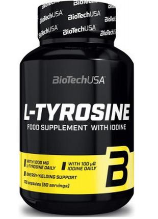 Амінокислота bio tech l-tyrosine 100 капсул