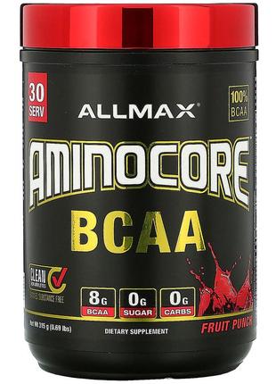 Амінокислоти всаа allmax aminocore 315 грам з смаковими наповнювачами