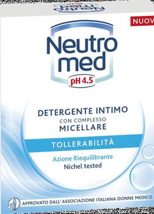 Інтим-гель neutro med intimo tollerabilita для чутливої шкіри 200 мл