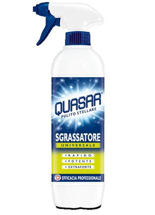 Універсальний очисний засіб quasar sgrassatore знежирювач із розпилювачем 650 мл