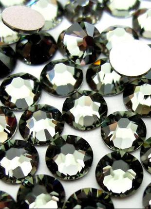 Swarovski black diamond ss3(1,4mm).цена за 50шт1 фото